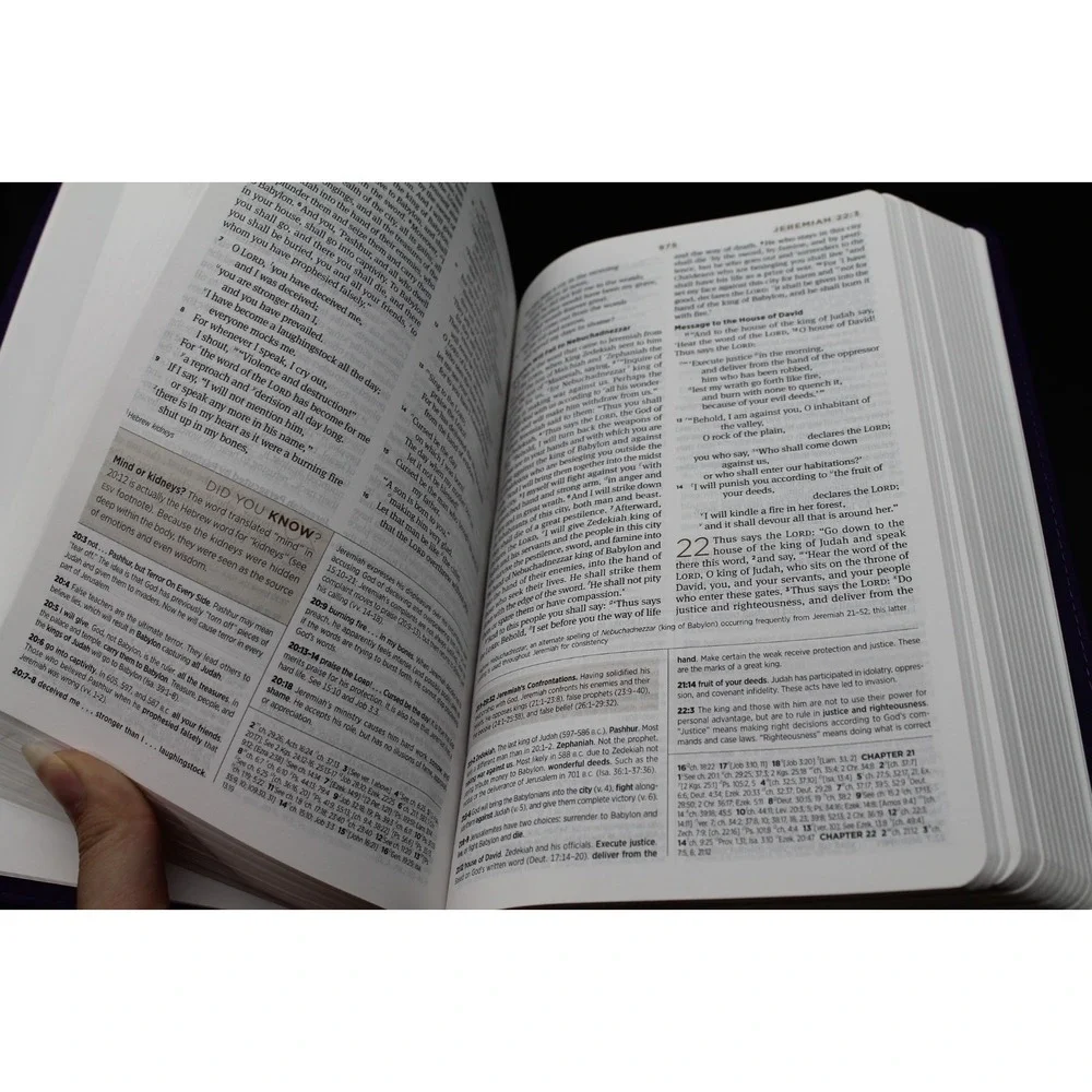 ESV Student Study Bible Purple TruTone Crossway English Standard Version Bible